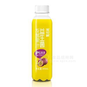 家貝鮮益生菌發(fā)酵果汁飲料百香果味450ml