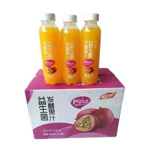 家貝鮮百香果發(fā)酵果汁飲料復合果汁飲料450mlx15瓶