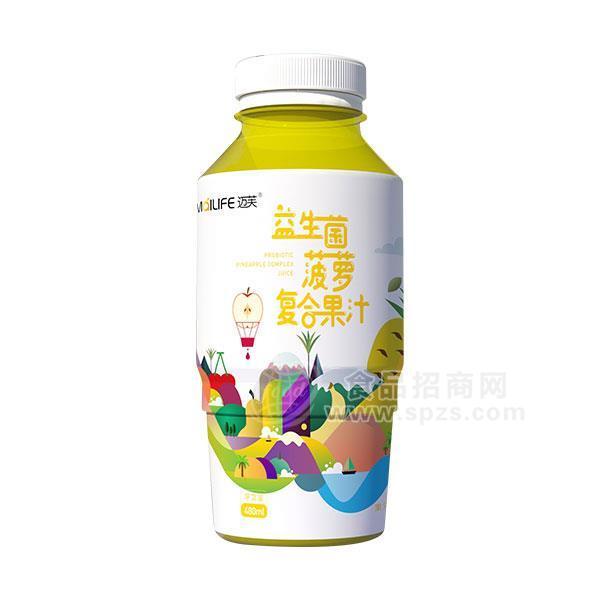 邁芙益生菌菠蘿復(fù)合果汁飲料480mlx15瓶