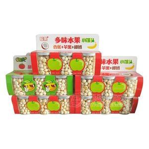 聰果多味水果小饅頭香蕉+蘋(píng)果+椰奶烘焙食品