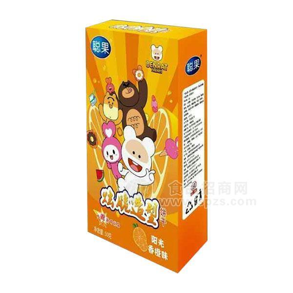 ·聪果饼干烘焙食品阳光香橙味50g 