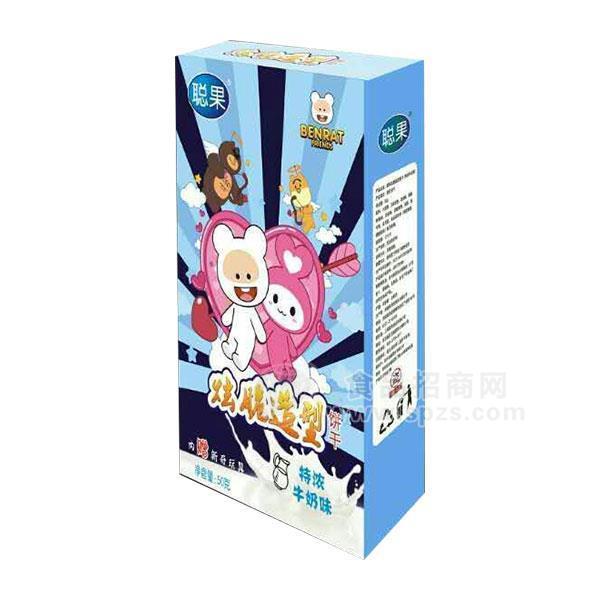 ·聪果饼干烘焙食品阳光特浓牛奶味50g 