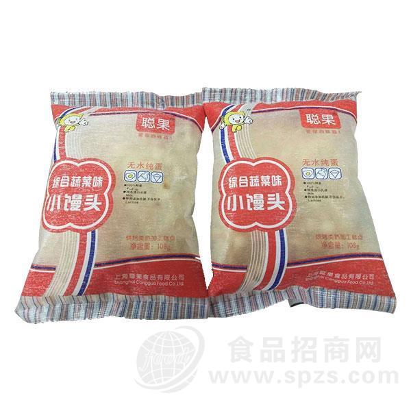 聪果综合蔬菜味小馒头饼干烘焙食品108g