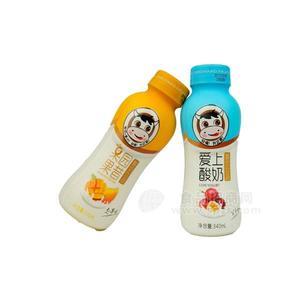 爱上酸奶百香果味酸奶饮料 340ml