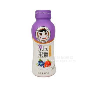 果園果昔酸奶飲品復(fù)合果味飲料340ml