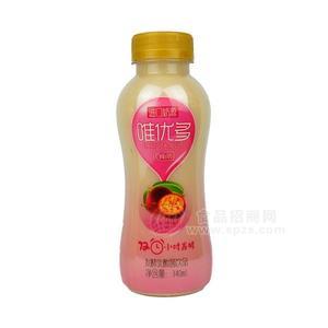 唯優(yōu)多發(fā)酵乳酸菌飲品乳飲料百香果味340ml