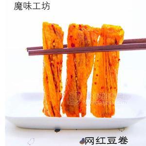 魔味工坊網(wǎng)紅豆卷辣條休閑食品105g