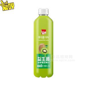 爱吖益生菌发酵猕猴桃汁大瓶装1.25L
