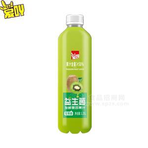 愛吖益生菌發(fā)酵獼猴桃汁大瓶裝1.25L