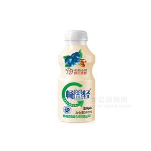 暢益輕藍(lán)枸味活菌型乳酸菌飲料340ml