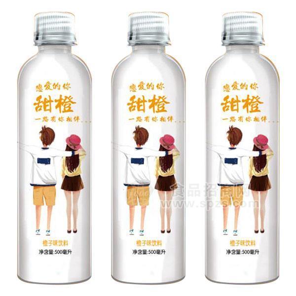 甜橙味飲料果味飲料500ml