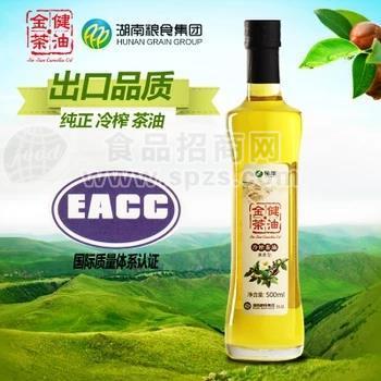 500ml金健清香型冷榨茶油