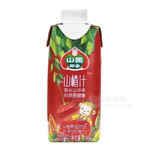 山果印象山楂汁山楂原漿飲品330ml