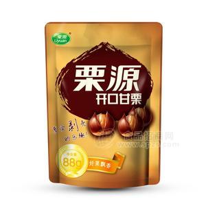 栗源開(kāi)口甘栗板栗休閑食品88g