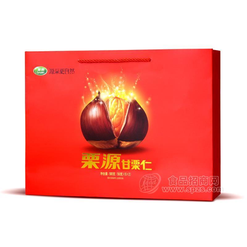 栗源甘栗仁禮盒休閑食品500g