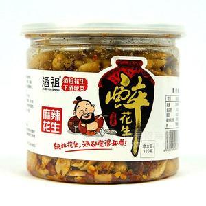 酒祖麻辣花生休閑食品酒鬼花生320g