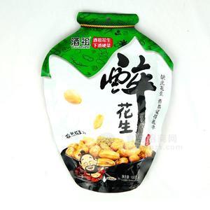 酒祖醉花生休閑食品孜然花生酒鬼花生180g