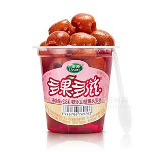 栗源多果多滋糖水型山楂罐头果杯238g