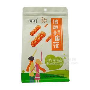 嶺哥情酥小麻花休閑食品蜂蜜芝麻味 160g