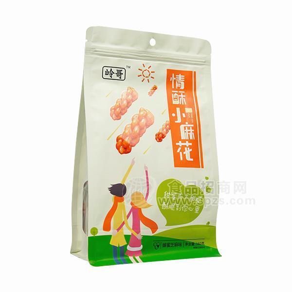 嶺哥情酥小麻花休閑食品蜂蜜芝麻味160g