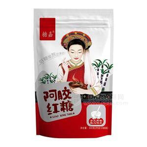 糖嘉阿膠紅糖手工熬制稱重計量