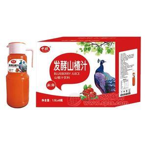 中躍發(fā)酵山楂汁飲料1.5Lx6瓶