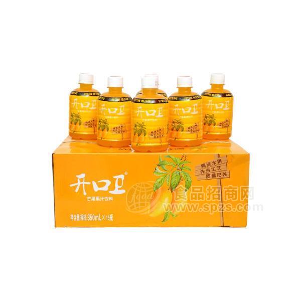 ·开口卫芒果果汁饮料350mlx15 