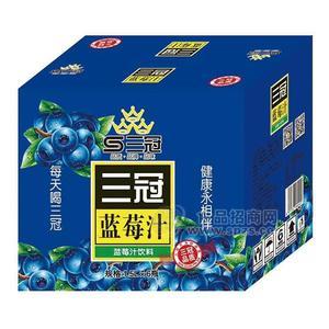 三冠藍莓汁飲料1.5lx6瓶