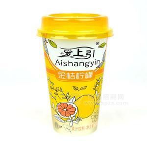 愛(ài)上引金桔檸檬果汁飲料400ml