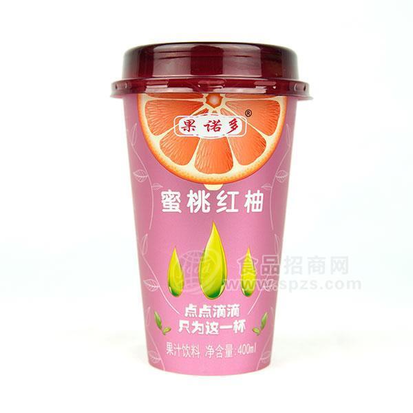 ·果诺多蜜桃红柚果汁饮料400ml 