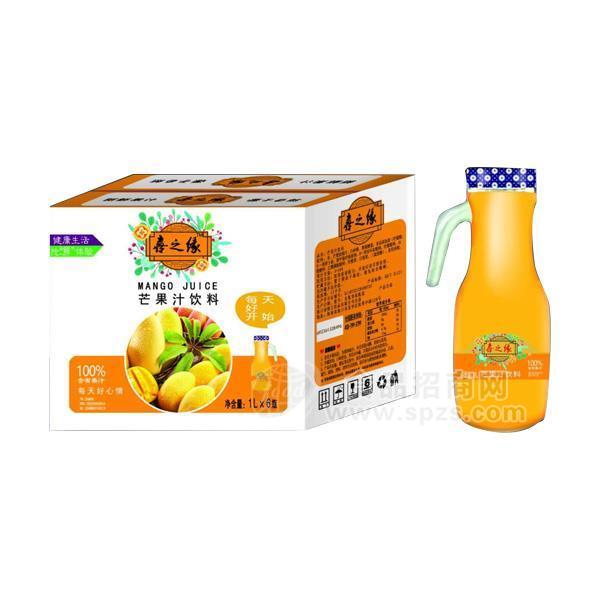 喜之緣芒果汁飲料 1lx6瓶