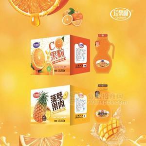 珍果园 橙果粒菠萝果肉饮料