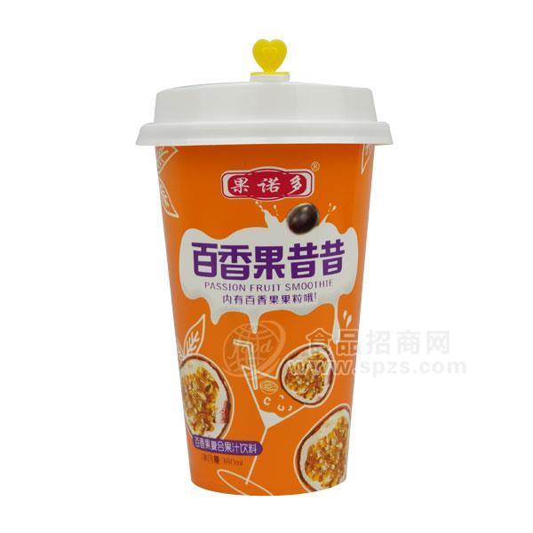 果诺多百香果昔昔百香果复合果汁饮料380ml