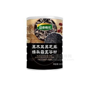 益身有元黑木耳黑芝麻猴头菇五谷粉528g