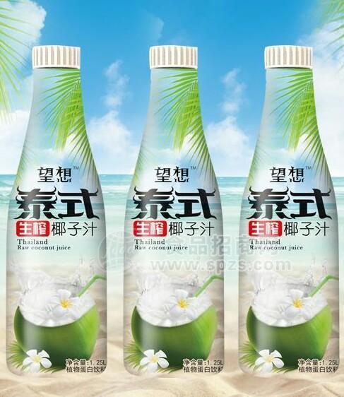 ·泰式生榨椰子汁饮料植物蛋白饮料1.25L 