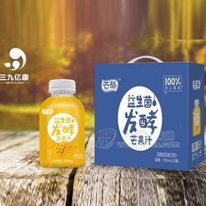 芒酪益生菌發(fā)酵芒果汁飲料禮盒裝350mlx10瓶