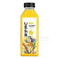 u樂(lè)乳果芒果味益生菌果汁飲料345ml