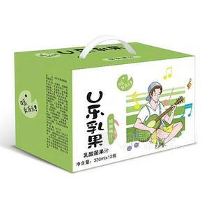 u樂乳果獼猴桃汁乳酸菌果汁飲料330mlX12瓶