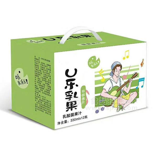 u樂(lè)乳果獼猴桃汁乳酸菌果汁飲料330mlX12瓶