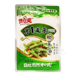開口爽第1道菜脆萵筍200克/包