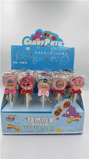 网红鸭照片棒棒糖