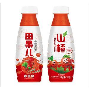 山楂汁飲料歐冠飲品田果兒山楂復(fù)合果汁飲料450ml