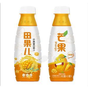 芒果汁飲料歐冠飲品田果兒芒果復(fù)合果汁飲料450ml