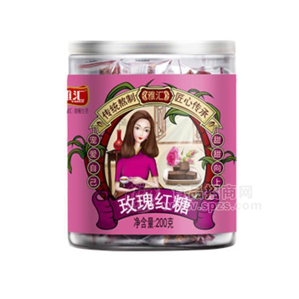 雅汇玫瑰红糖200g