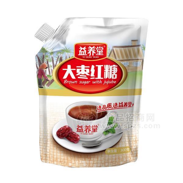 益养堂红糖大枣红糖吸嘴装300g 