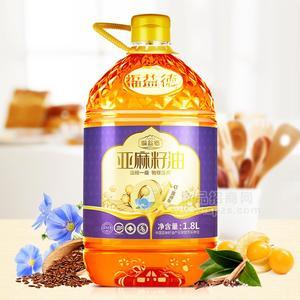 福益德亞麻籽油食用油1.8L招商