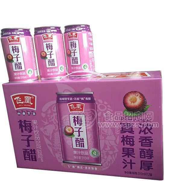 飛凰梅子醋果汁飲品310mlx12罐