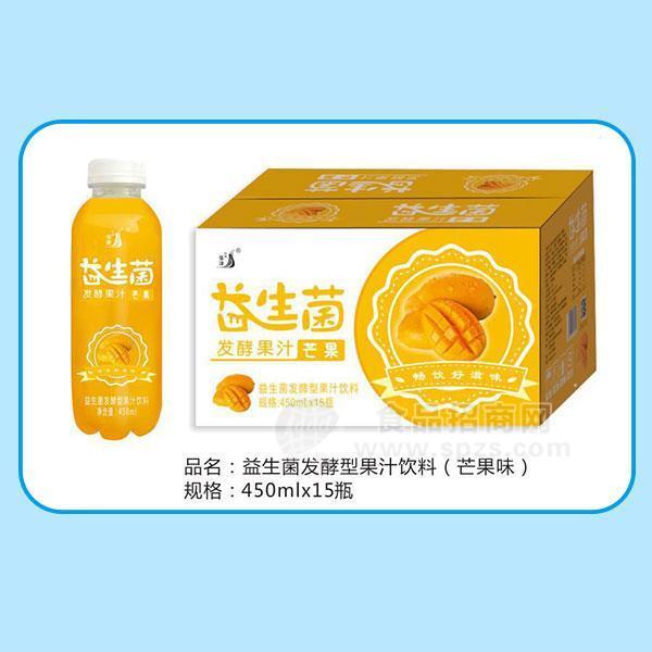 益生菌发酵型果汁饮料芒果味450mlx15瓶