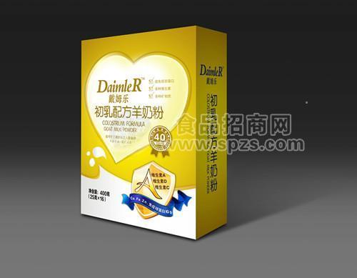 戴姆樂羊奶粉廠家400克盒裝純羊奶招商