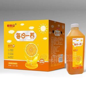 祝枝山每日一養(yǎng)橙子汁果汁飲品1.25Lx6瓶